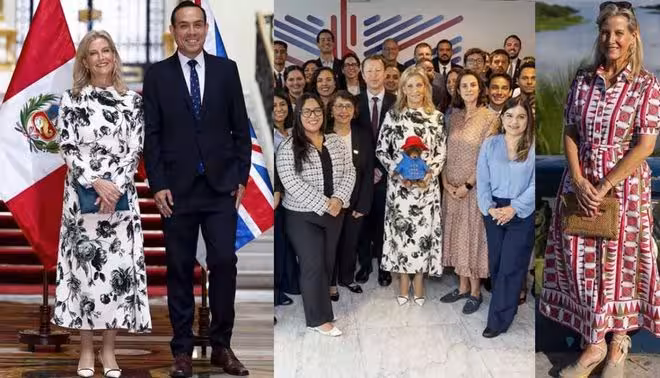 愛丁堡公爵夫人蘇菲獨當一面,優雅外交征服秘魯