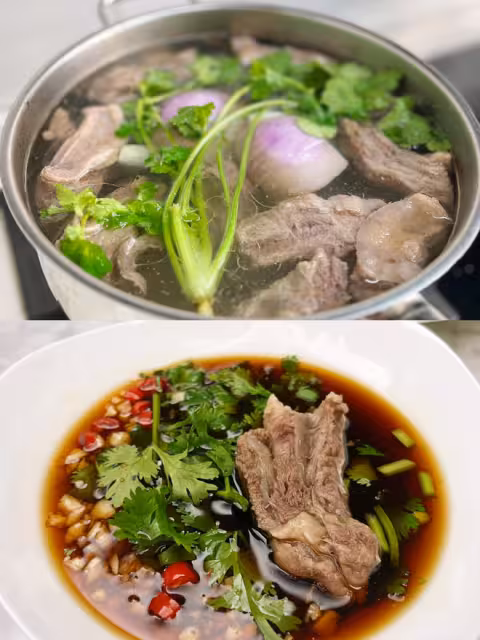 清燉牛肋條 ——長高加油站
