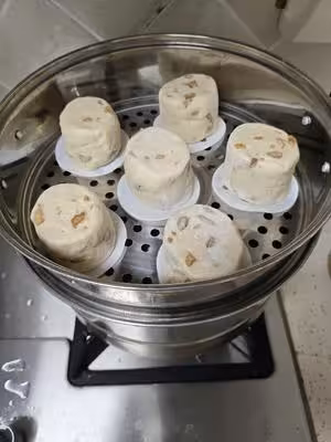 山藥蘋果紅棗饅頭
