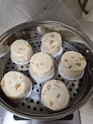 山藥蘋果紅棗饅頭