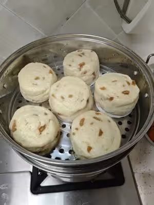 山藥蘋果紅棗饅頭