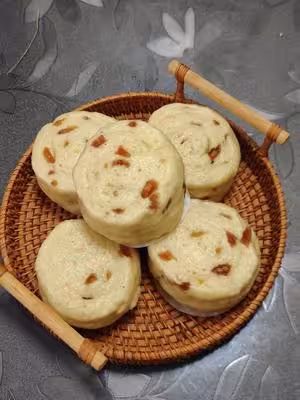 山藥蘋果紅棗饅頭