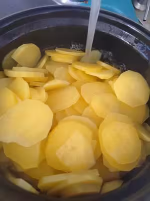 曬土豆乾