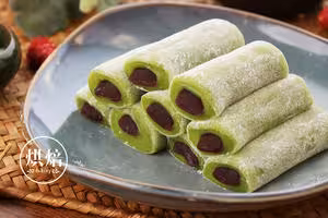 糯米紅豆沙涼糕