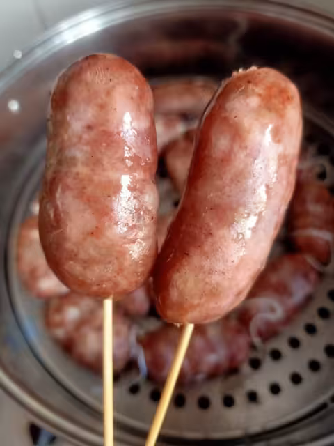 自製黑椒烤腸