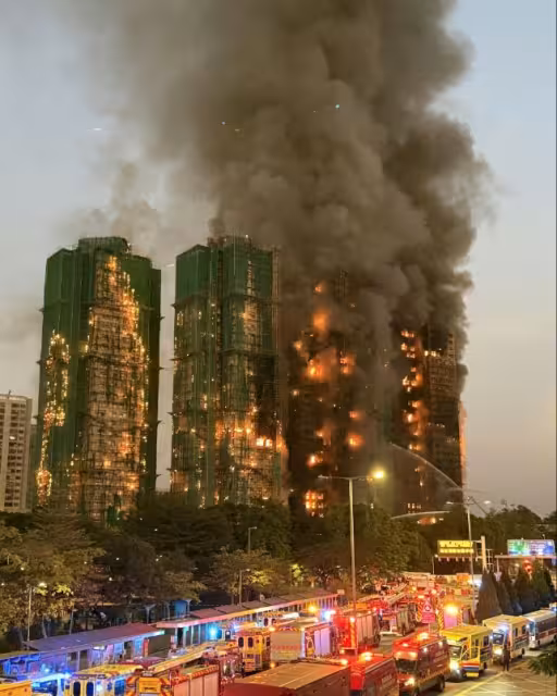 香港大埔火災13人死亡!港姐冠軍奶奶家被燒毀!香港眾星取消活動!發文大感傷痛!