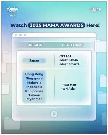 MAMA正式宣布「取消紅毯，照常直播」！　親列各國收看平台列表