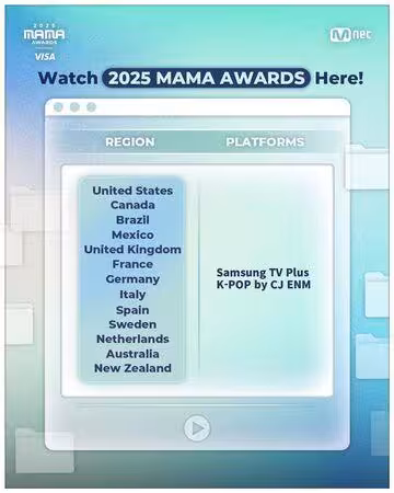 MAMA正式宣布「取消紅毯，照常直播」！　親列各國收看平台列表