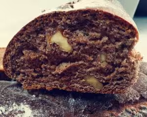 空氣炸鍋之黑麥核桃麵包