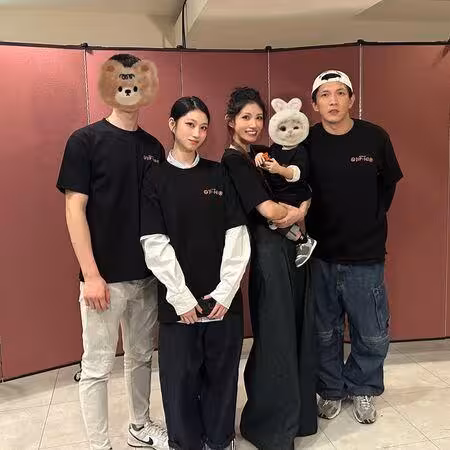 李千娜罕曬黃尚禾一家五口! 甜蜜同框:謝謝你們在