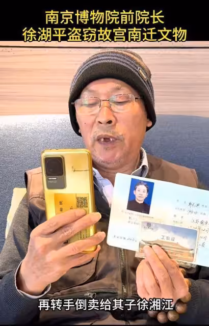 徐湖平夫妻被帶走!紅二代身份曝光,一家三口精密布局盜寶
