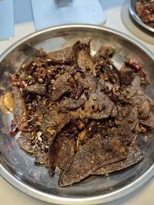 甜麻辣的冷吃豬肝