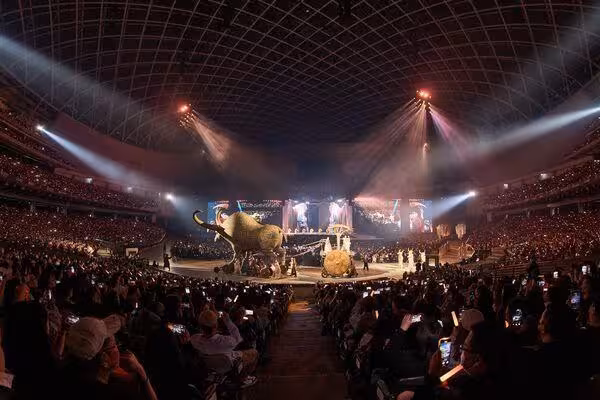 金豬、巨蟒20種巨獸齊飛! 蔡依林大巨蛋嗨開「萬獸派對」太狂