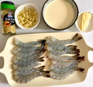 蒜香奶油蝦🍤