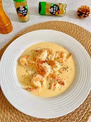 蒜香奶油蝦🍤