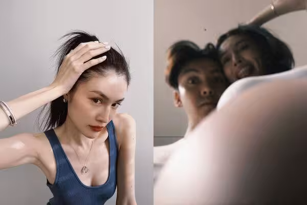 何穗罕曬一家三口私照　「陳偉霆裸身背兒」她感性告白：最美禮物