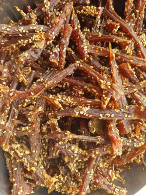 五香豬肉乾