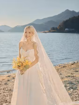 富士山拍婚紗曝光　陳漢典與Lulu閃爆「像太陽永遠都在」