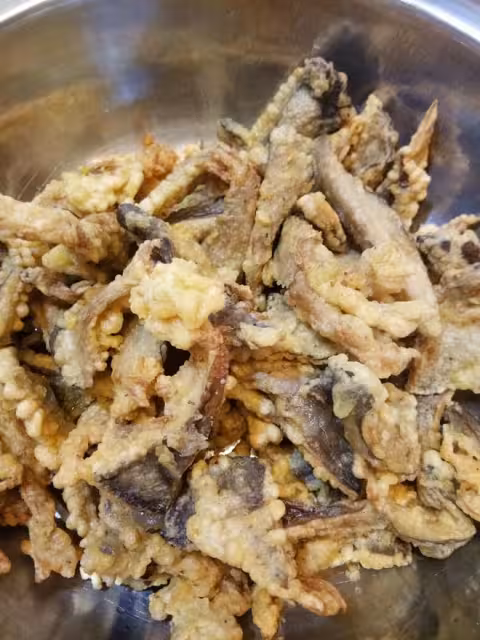 炸鮮蘑