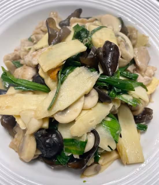 小炒冬筍肉片