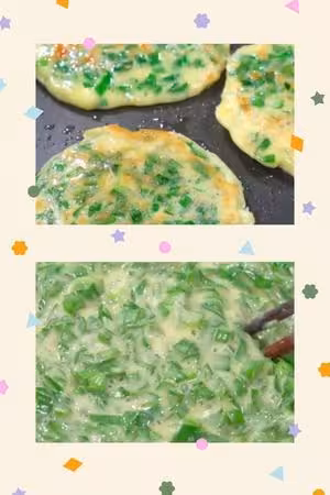 簡單的韭菜雞蛋餅