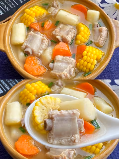 鮮香味美！巨好喝的山藥排骨湯！！