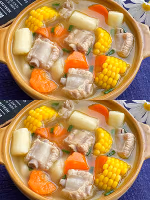 鮮香味美！巨好喝的山藥排骨湯！！