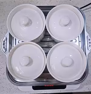 羊肚菌蒸蛋肉沫湯