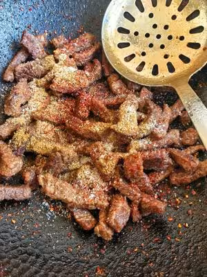 自製麻辣牛肉乾，味道絕了！