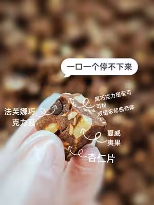 豪華版巧克力丁丁曲奇一口封神鎖死這個配方