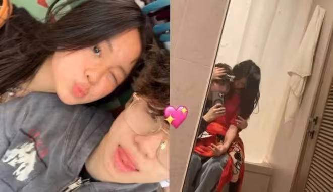 TVB花旦13歲女兒與男友甜蜜照曝光!臉貼臉嘴對嘴!曾豪言不介意女兒穿比基尼