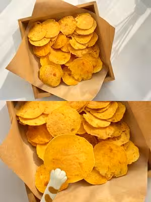自製小零食｜🍠紅薯薯片｜簡單三步✅非油炸