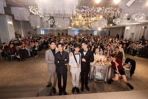 BL劇打破次元牆!葛兆恩、紀成澔「席開18桌」比照真實婚禮
