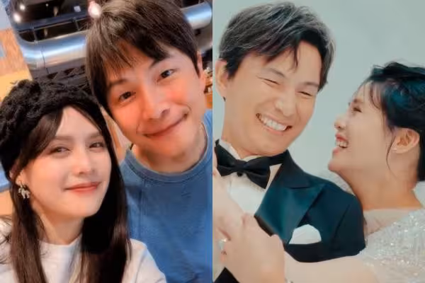 夏宇童曬高清婚紗照:我們一家三口 夫妻甜笑「藏孫協志寵妻細節」
