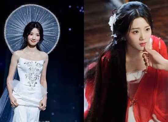 微博之夜／女星頭戴「50cm菩薩光圈盤」闖禍！　隔壁美女同事慘遭撞擊