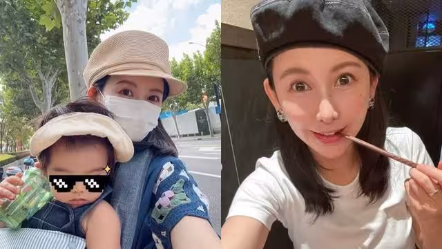 愷樂抱兒開工「甜曬同框照」 近況曝光狂吸網贊:漂亮媽媽