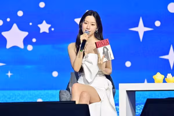 直擊/1月剛主持金唱片大巨蛋!《女神降臨》文佳煐激美現身南港