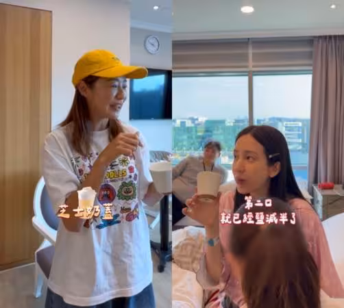 愛雅產後揪閨蜜「試喝母奶」 阿喜曝真實感想:像脫脂淡奶