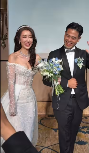 TVB前性感女星舉行婚禮！港姐好友擔任伴娘！豐滿身材十分搶眼！