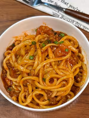 番茄肉醬拌面🍜