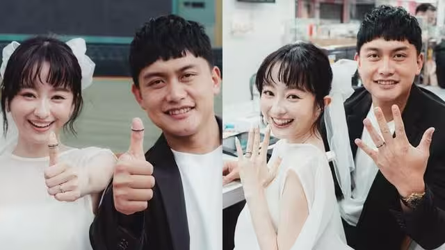 葛昀萱閃婚劉基鴻宣布懷孕！　「戳破氣球揭曉寶寶性別」被拍