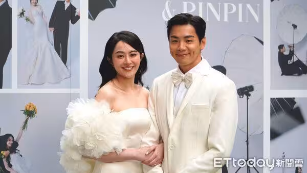 婚禮放閃金句連發！吳品潔認「被帥臉迷惑」　禾浩辰喊：娶對人了