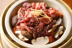 番茄香菇蒸牛肉