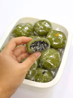 青團教程｜黑芝麻花生艾草青團
