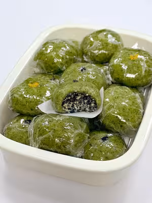 青團教程｜黑芝麻花生艾草青團