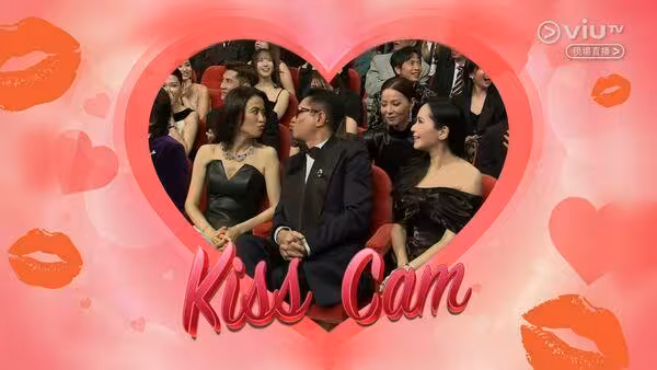 金像獎/古天樂玩瘋了!Kiss Cam凌空狂啾3女神 章子怡火辣美背殺翻紅毯