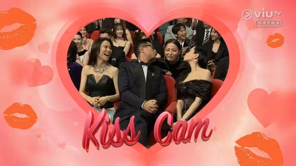 金像獎/古天樂玩瘋了!Kiss Cam凌空狂啾3女神 章子怡火辣美背殺翻紅毯