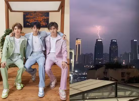 TFBOYS公司惹火粉絲！剛割完韭菜「總部就被雷劈」　雷擊畫面沖熱搜