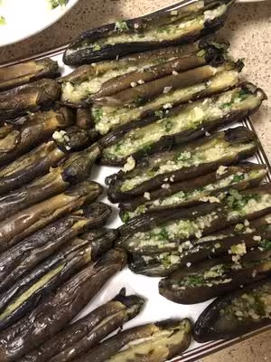 簡單蒜茄子