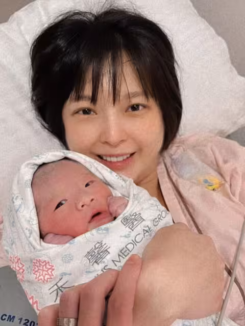 快訊／小豬黃沐妍生了！　聽見第一聲哭聲鼻酸：我真的當媽了